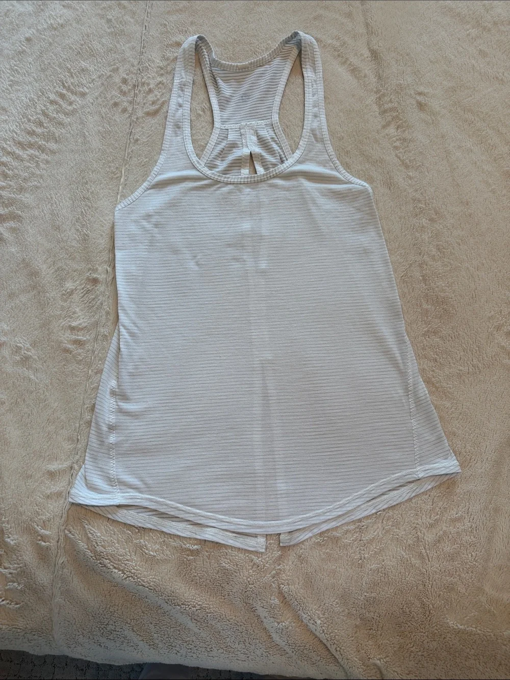 Lululemon White Tank Top Size 4